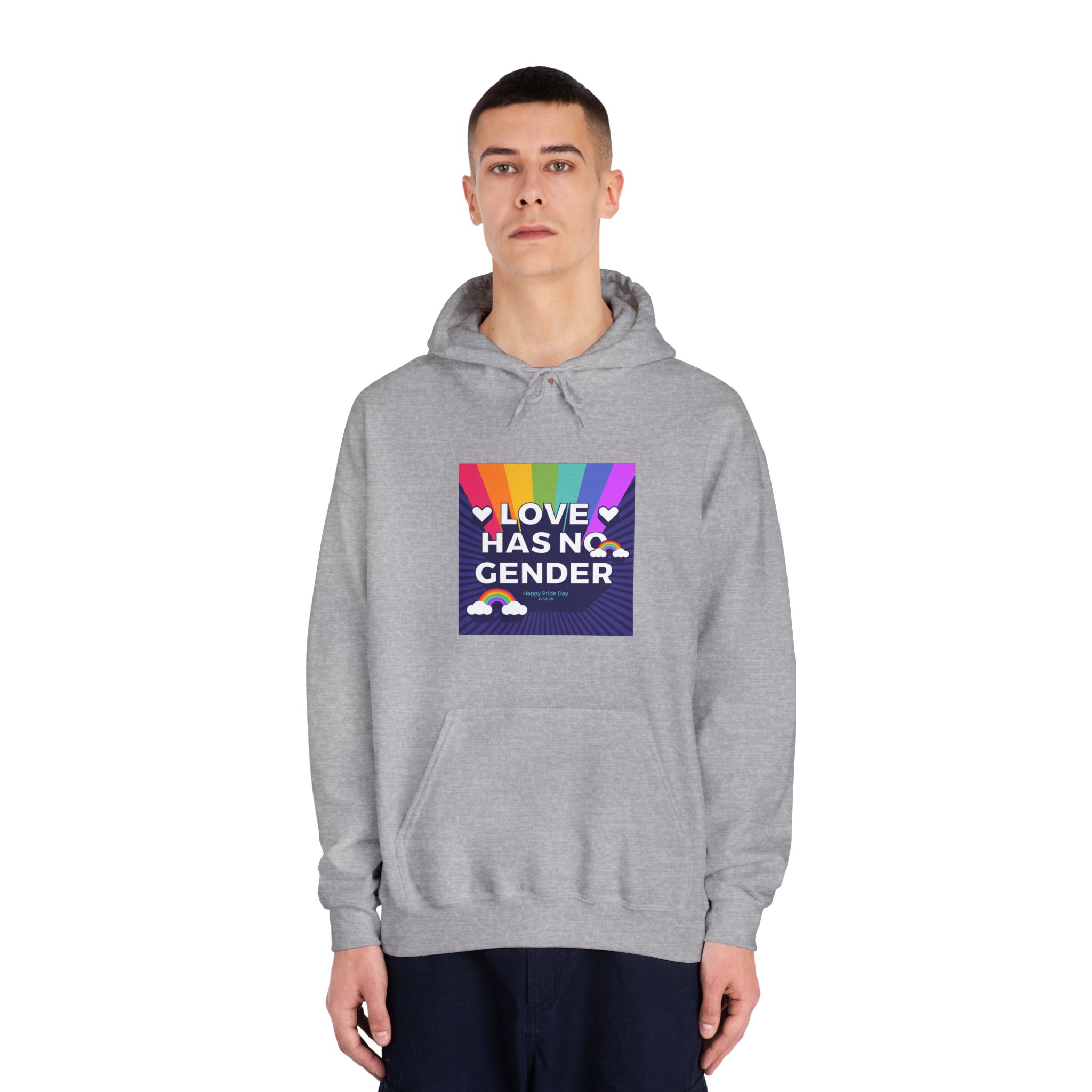 Pride Day Concept(3) Unisex Dryblend Hooded Sweatshirt - Image 15