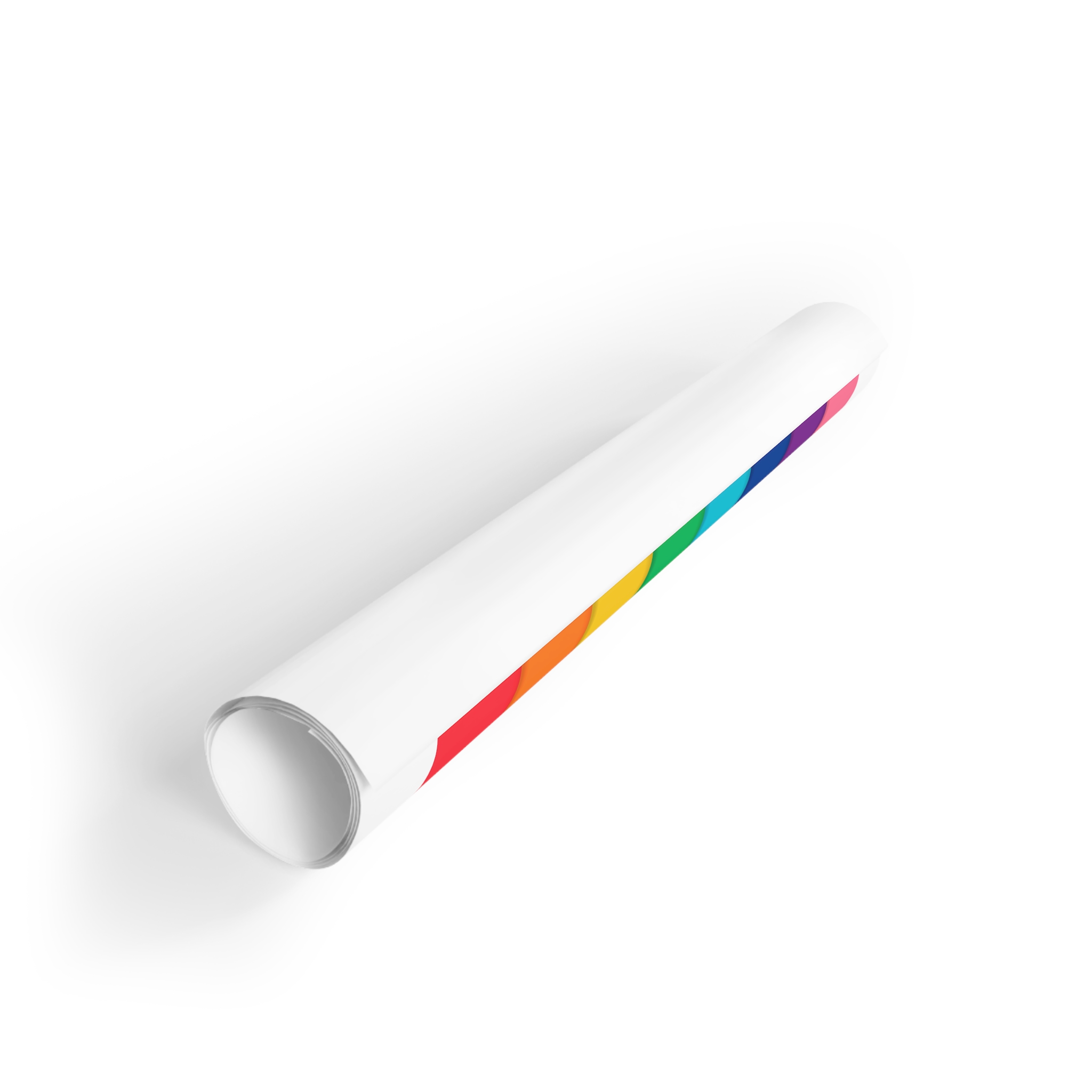 Colorful Rainbow Colored Background With Words Born This Way Gift Wrapping Paper Rolls 1pc - Image 2