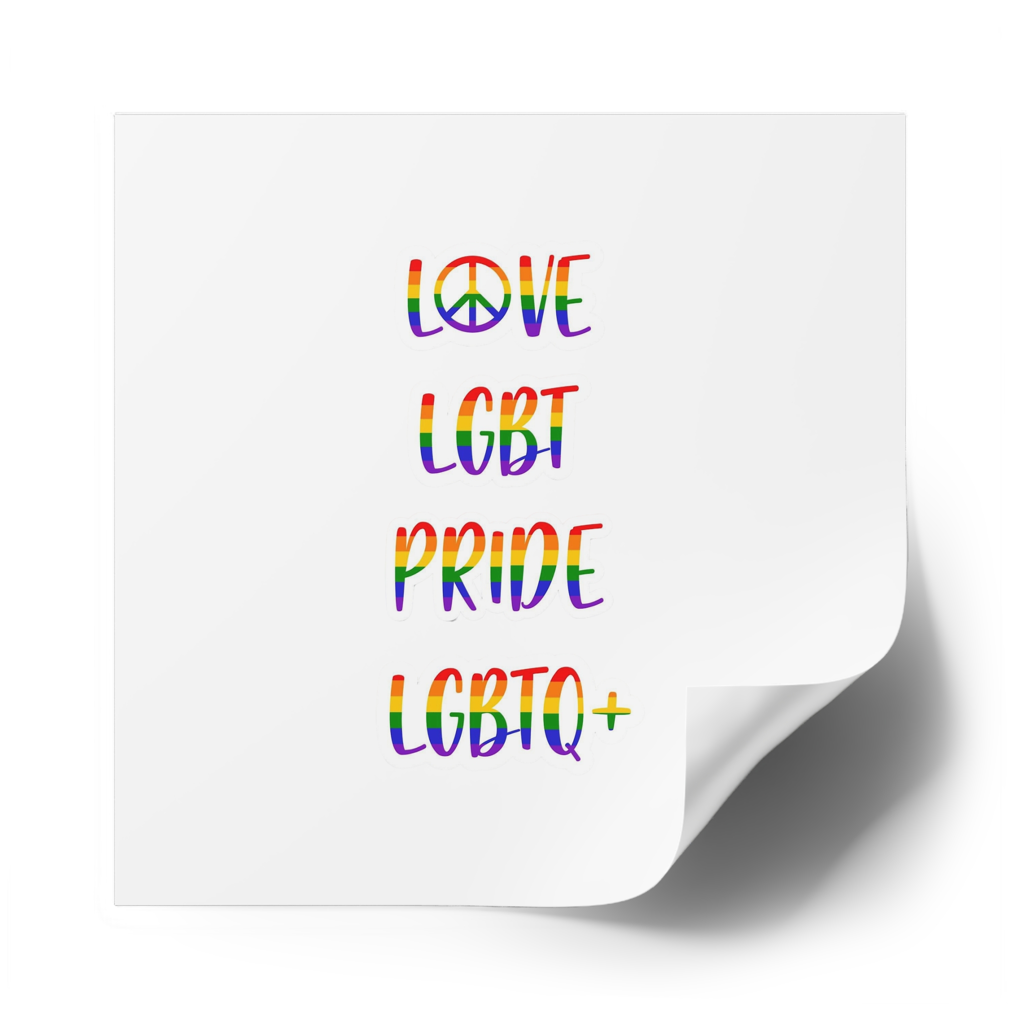 Lgbt Pride Month June Poster Card Banner Background Vector Illustration Laminate Stickers Square - Image 78