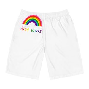 Colorful Rainbow Shape Intersex Pride Flag Happy Pride Day Lgbtqia Community Pride Month Vector Hand Drawn Doodle Posters Stickers Logo Cards Mens Board Shorts Aop