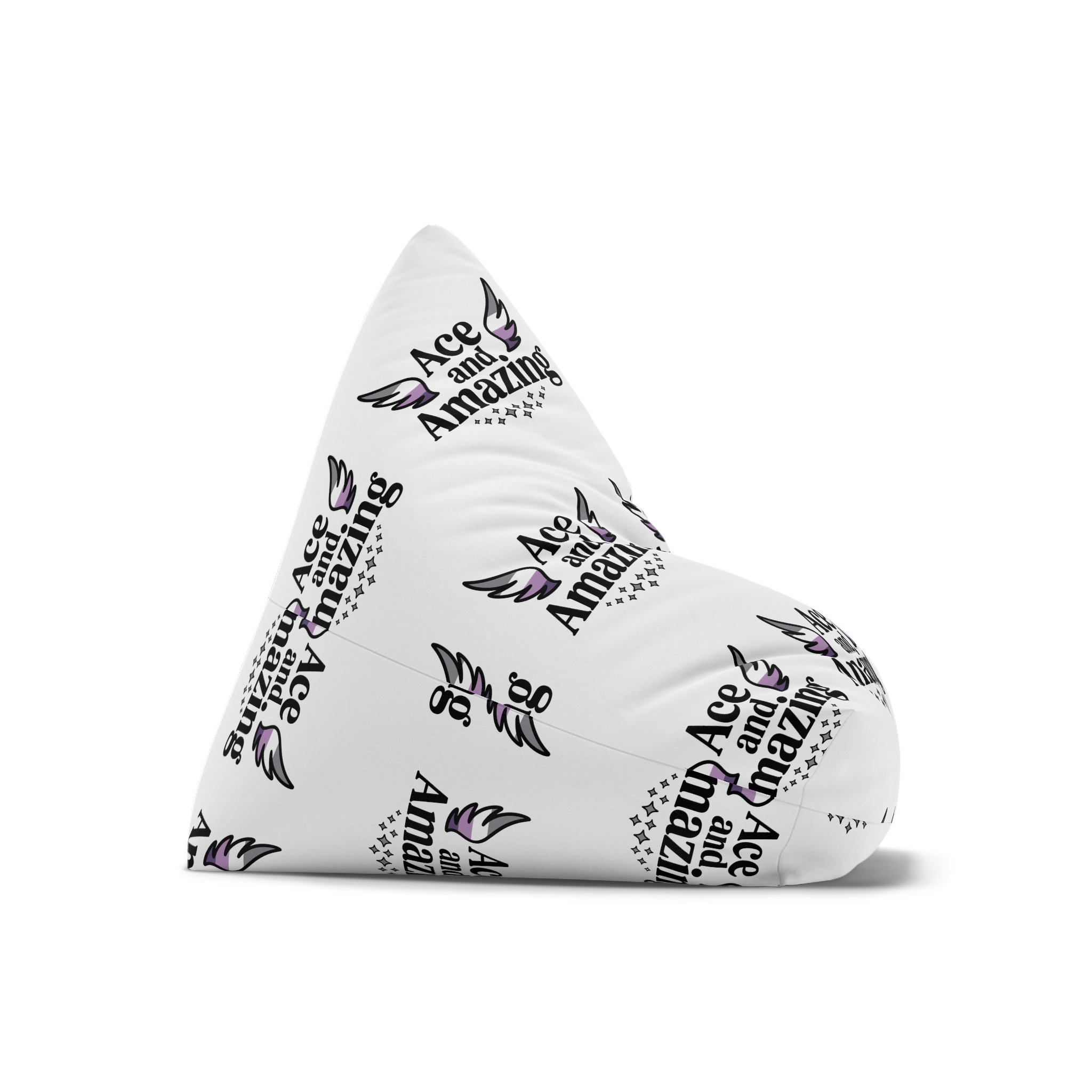 Ace Amazing T Shirt Design Isolated White Background 2 Bean Bag Chair Cover - Image 7