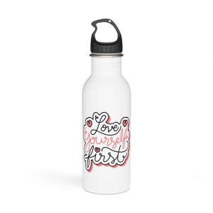 Self Love Lettering Stainless Steel Water Bottle