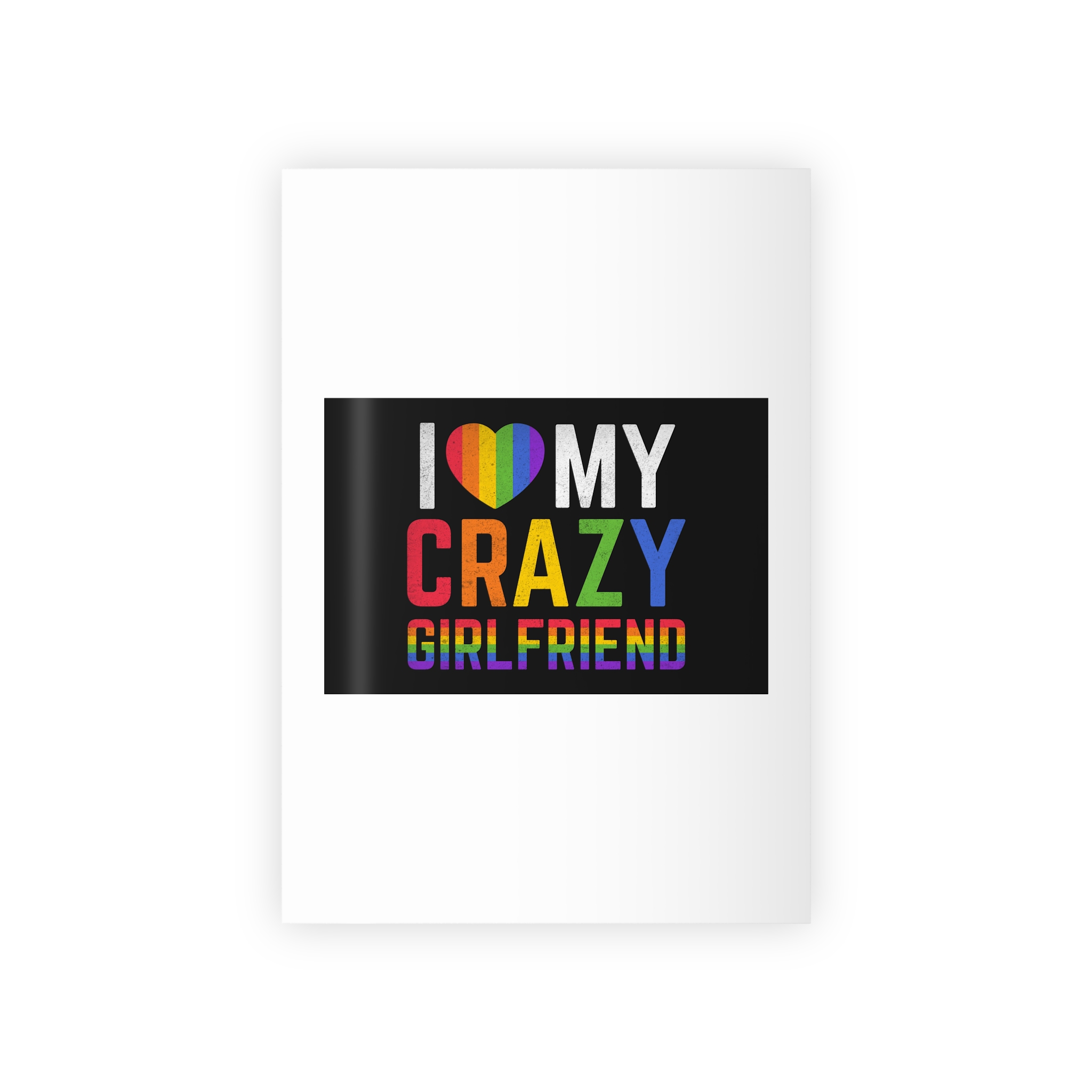 Pride Gay Rainbow Typography Vector Premium T Shirt(5) Gift Wrapping Paper Rolls 1pc