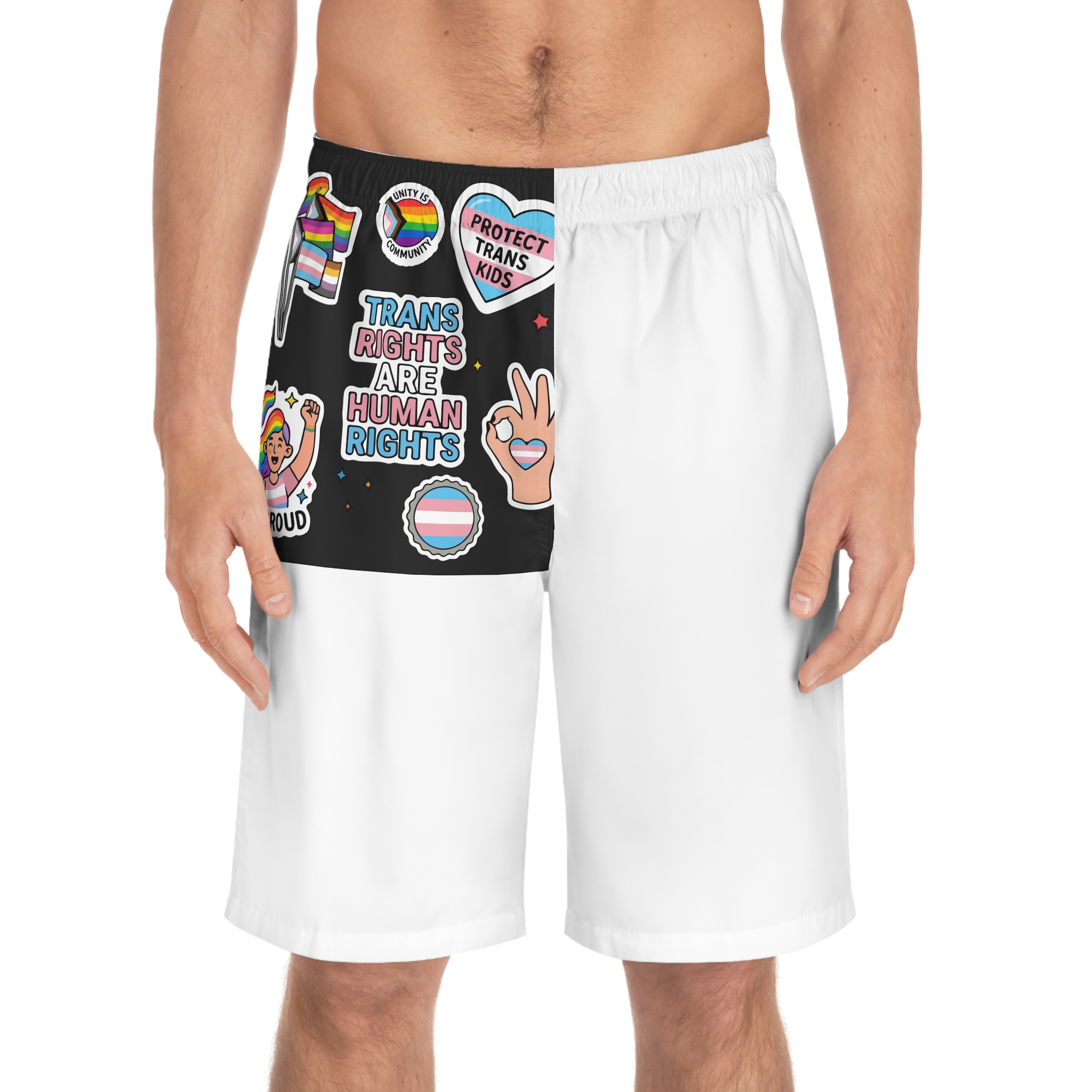 Lesbian Pride Design 33FA21 Mens Board Shorts Aop - Image 3