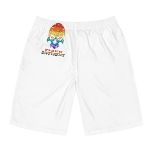 Skull Pride Rainbow Vintage Vector Premium T Shirt Mens Board Shorts Aop