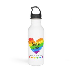 Beautiful Pride Day Flag Concept Stainless Steel Water Bottle