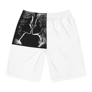 Lesbian Pride Design 33F9F0 Mens Board Shorts Aop
