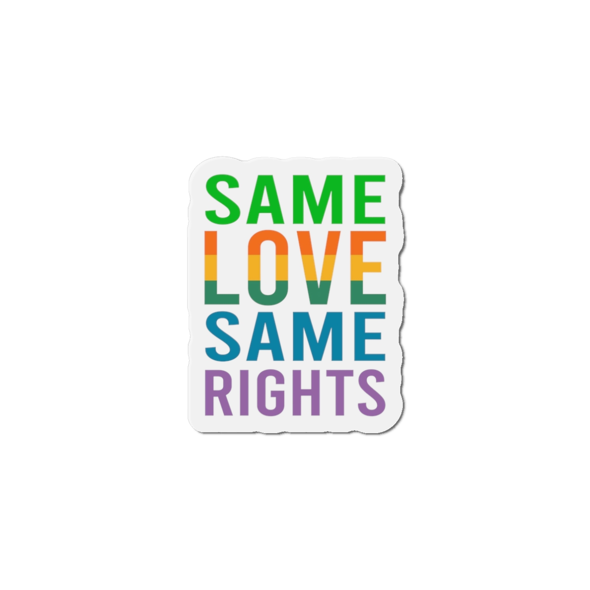 Typography T Shirt Design Collection Die Cut Magnets - Image 4