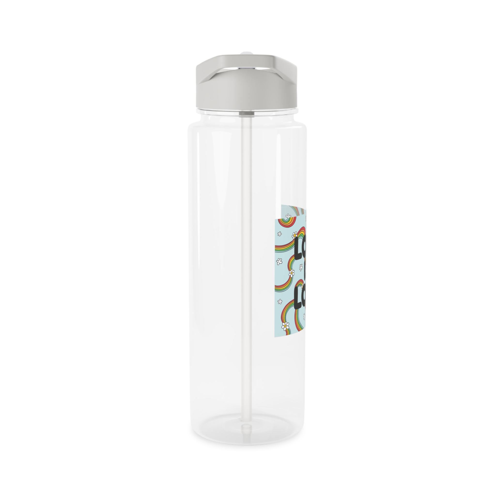 Pride Day Lettering Concept Tritan Water Bottle - Image 8