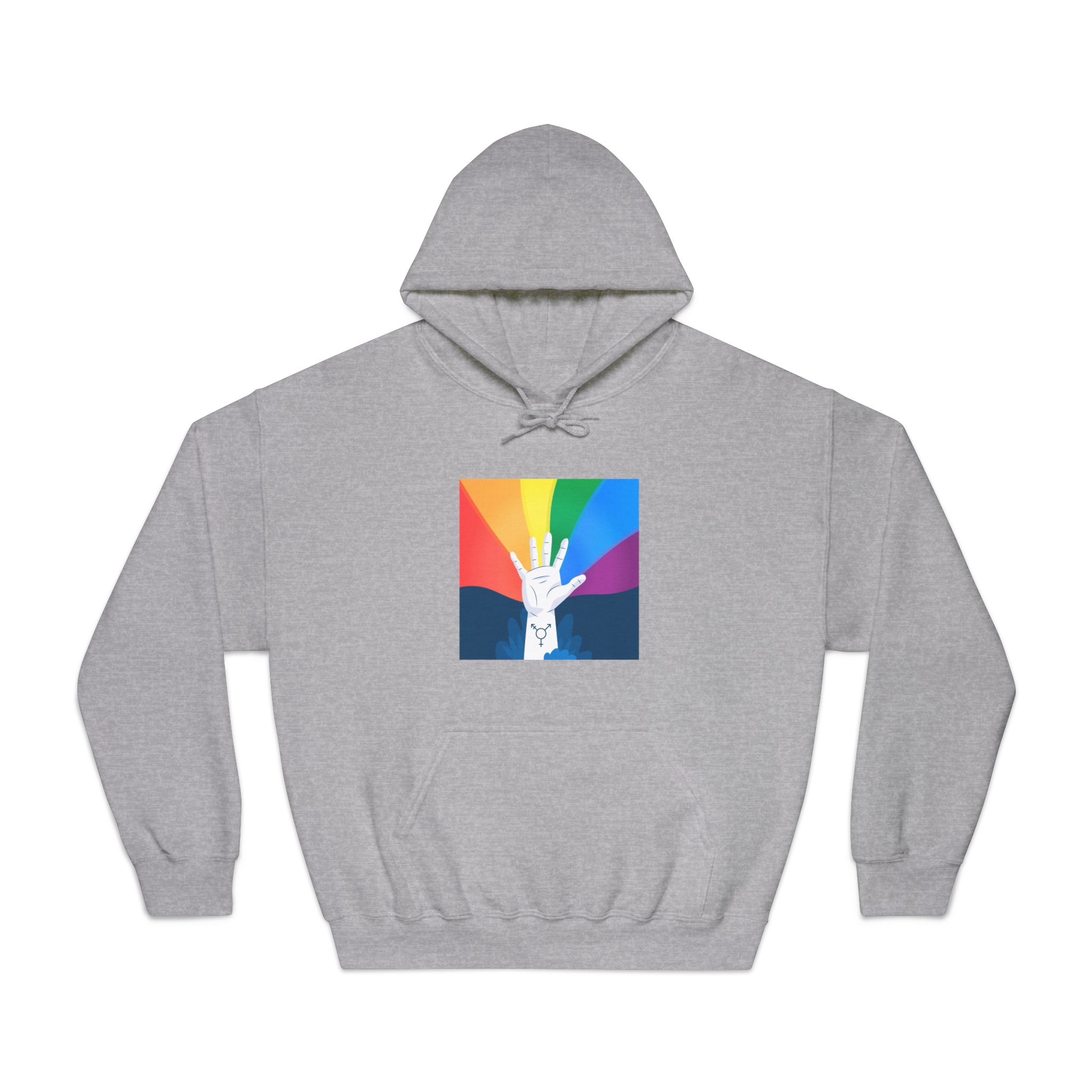 Pride Day Concept Unisex Dryblend Hooded Sweatshirt - Image 13