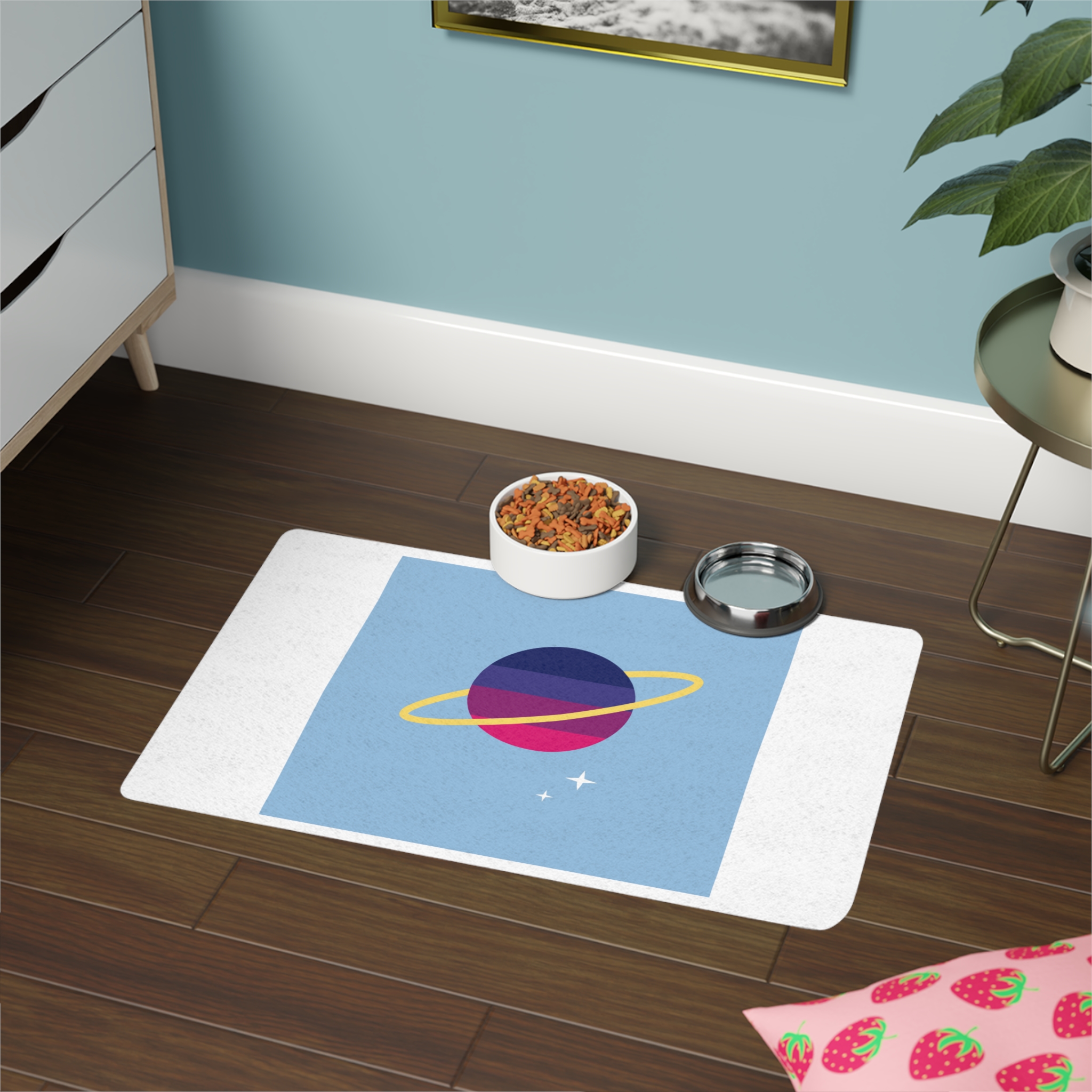 Lesbian Pride Design 2B270E Pet Food Mat 12x18 - Image 4