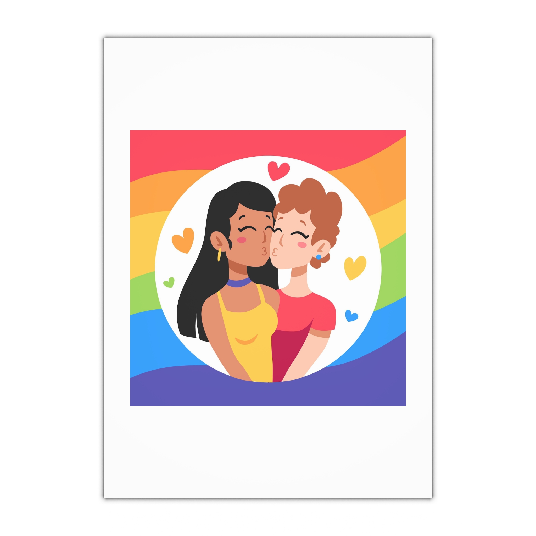 Lesbian Pride Design EF902A Gift Wrapping Paper Sheets 1pc