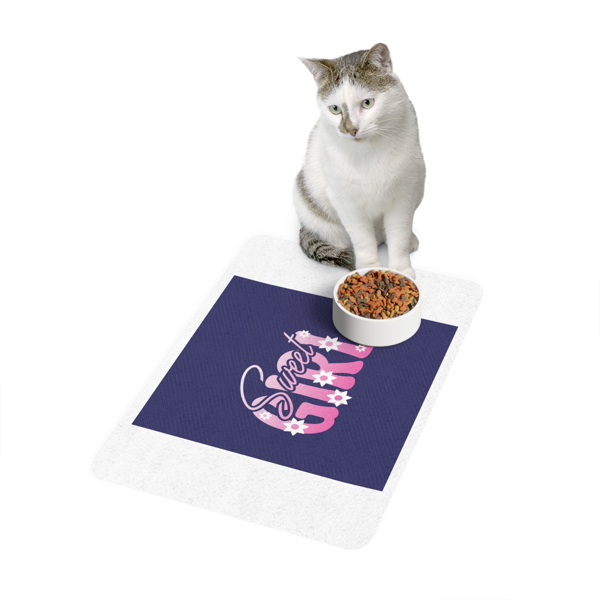 Lesbian Pride Design FE58A6 Pet Food Mat 12x18 - Image 3