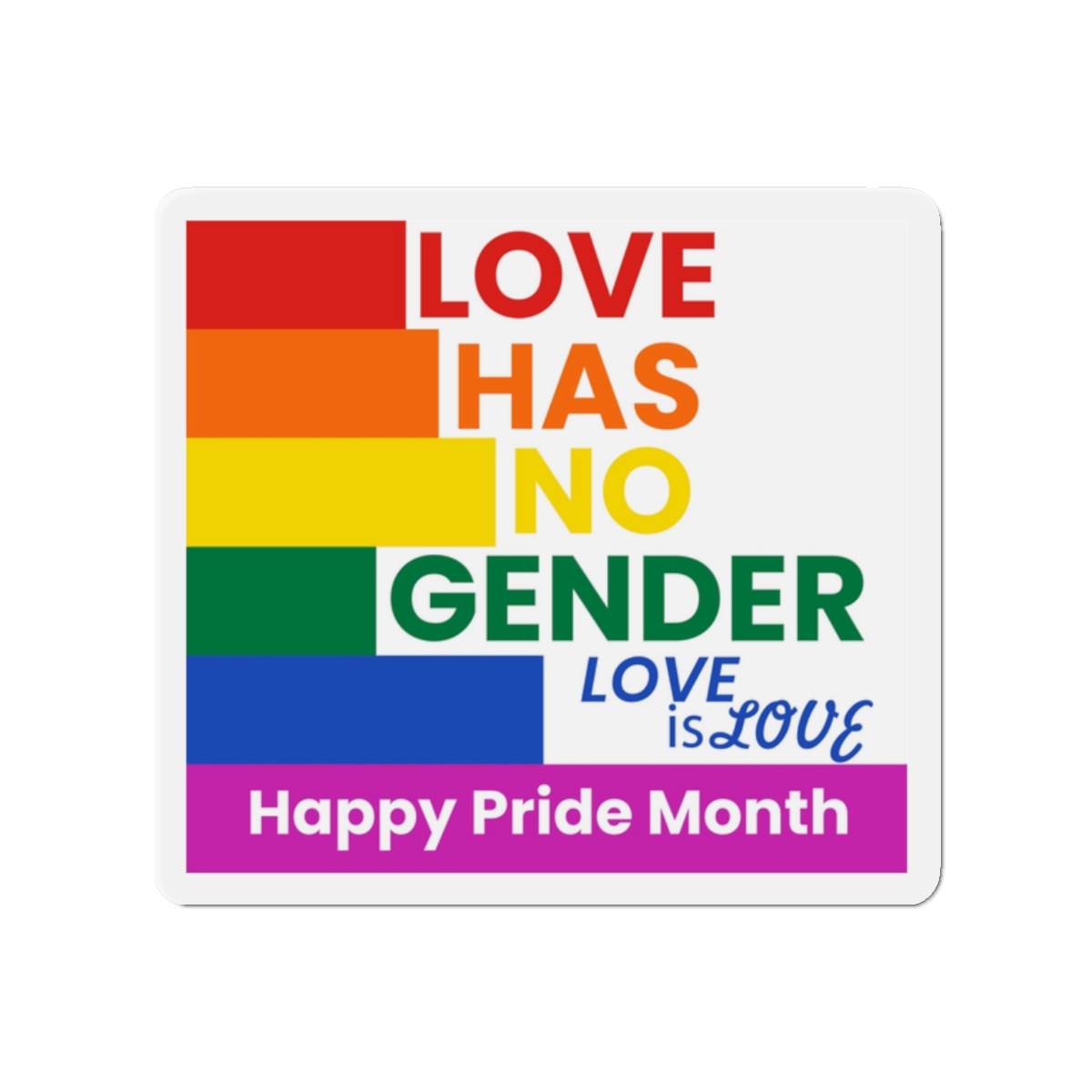 Creativesmoke Lgbtq 8 Die Cut Magnets
