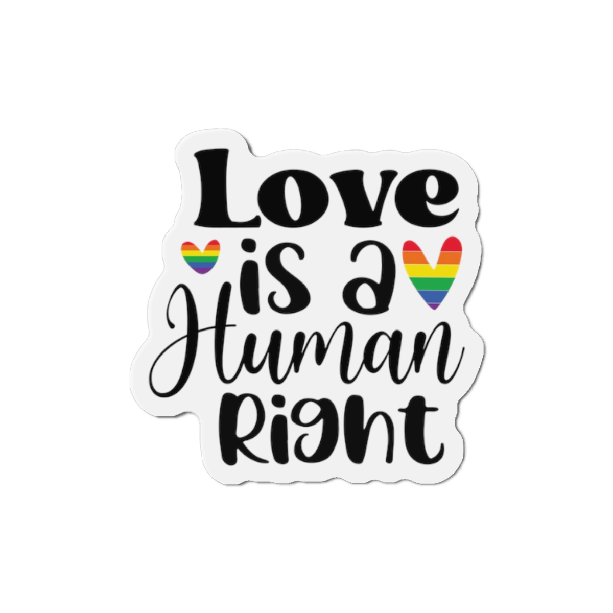 Gay Pride Svg Design (2) Die Cut Magnets