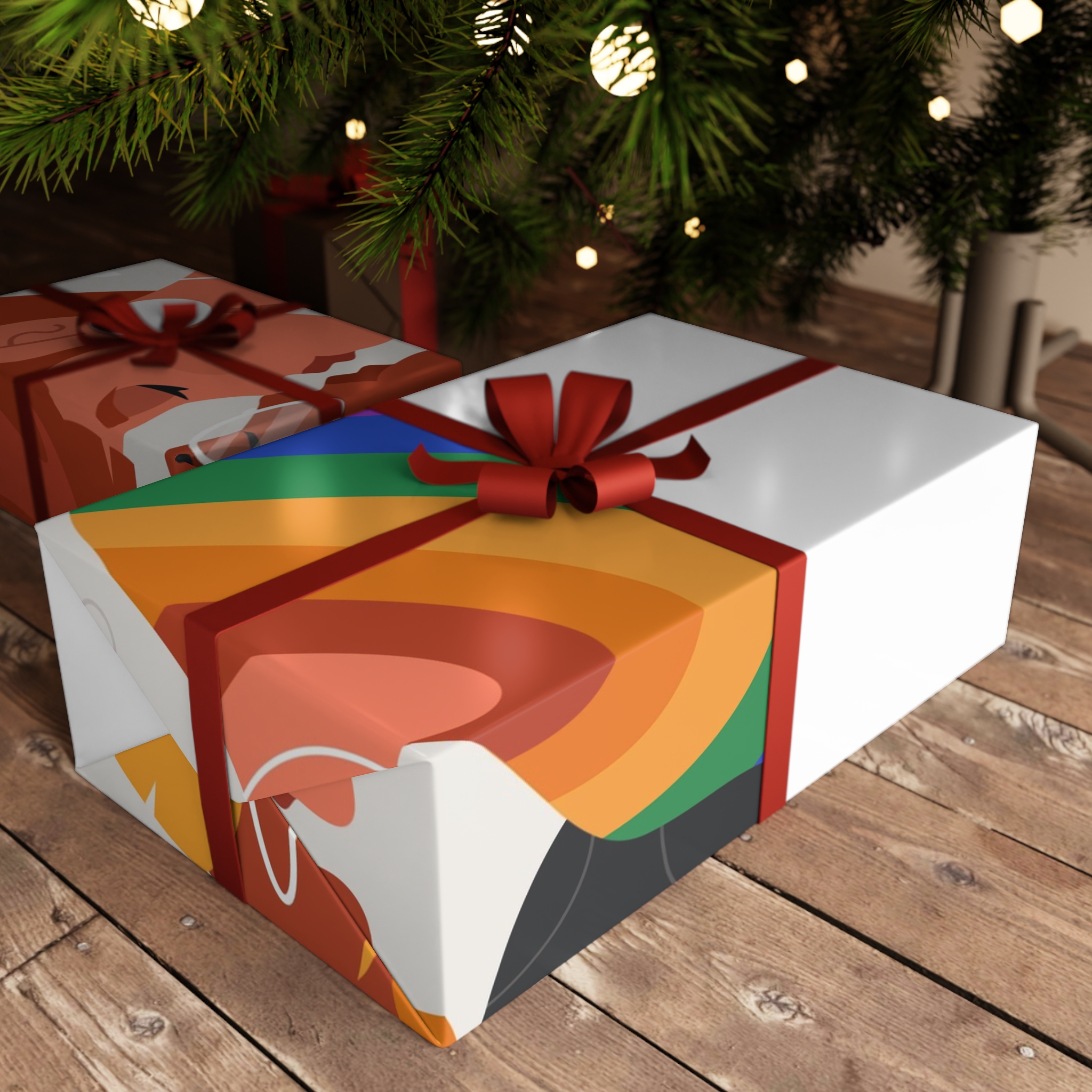 Lesbian Pride Design 2D6E22 Gift Wrapping Paper Sheets 1pc - Image 6
