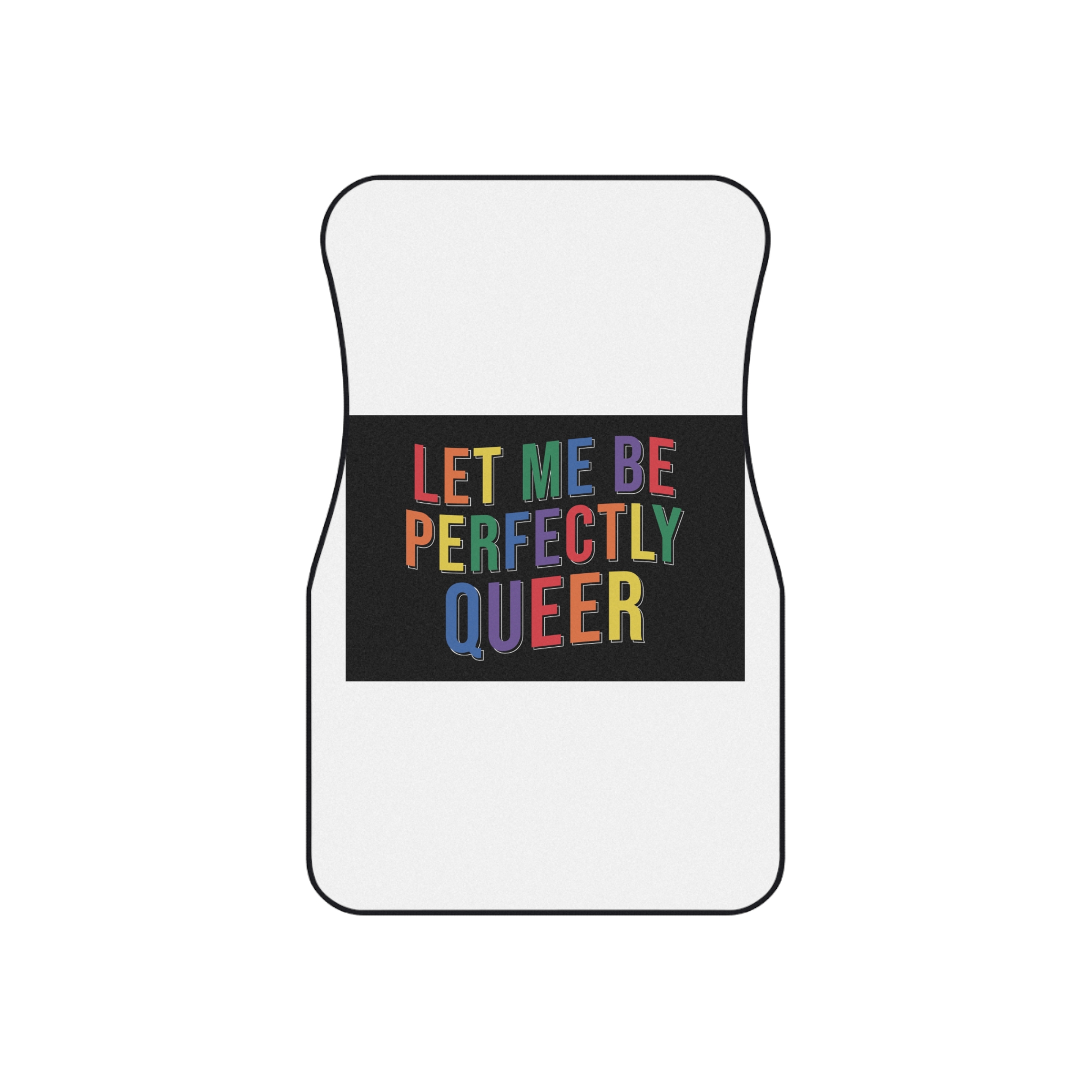 Pride Lgbtq Gay Typography Vector Tshirt Design(9) Car Mats Set Of 4 - Image 2