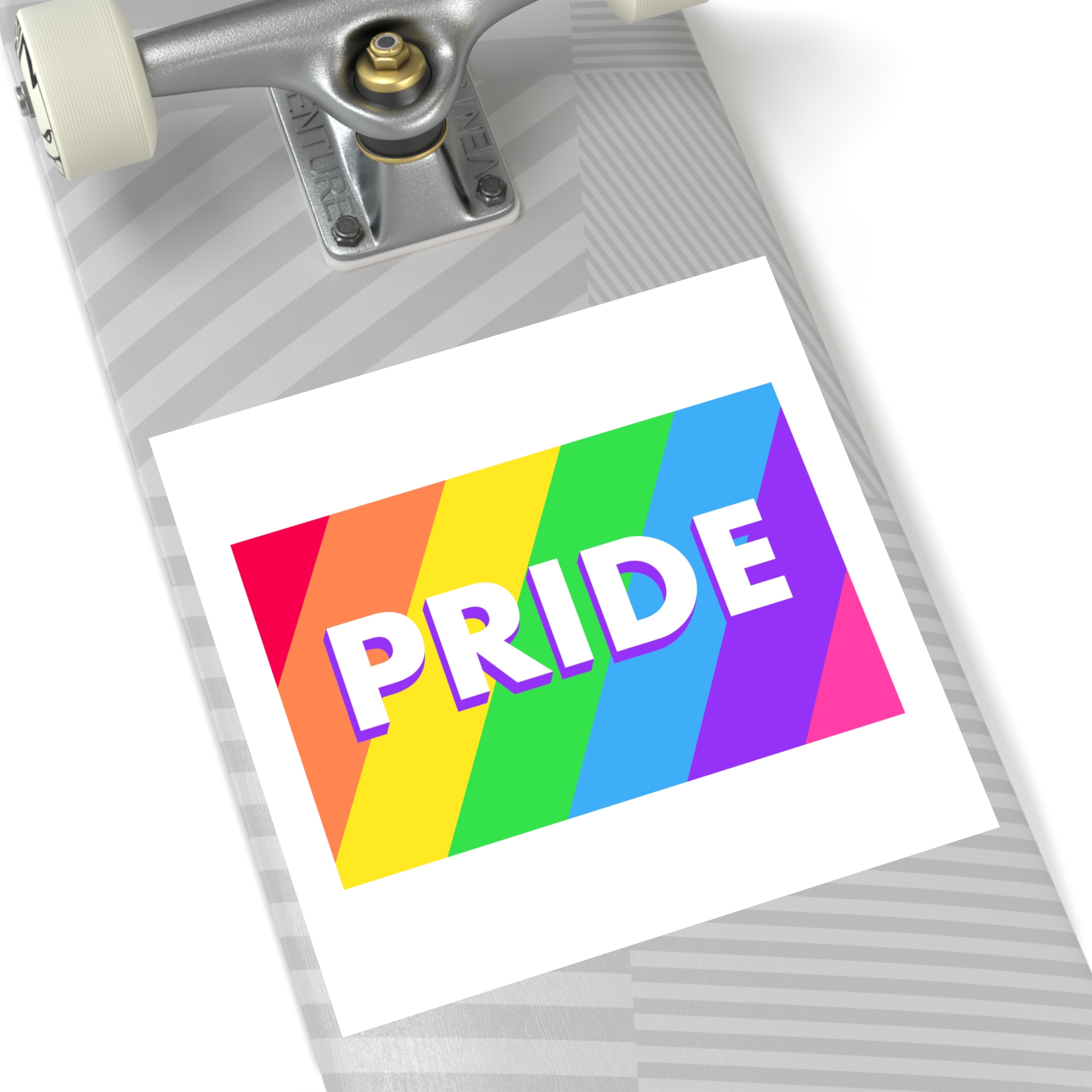 Pride Background 3 Laminate Stickers Square - Image 52
