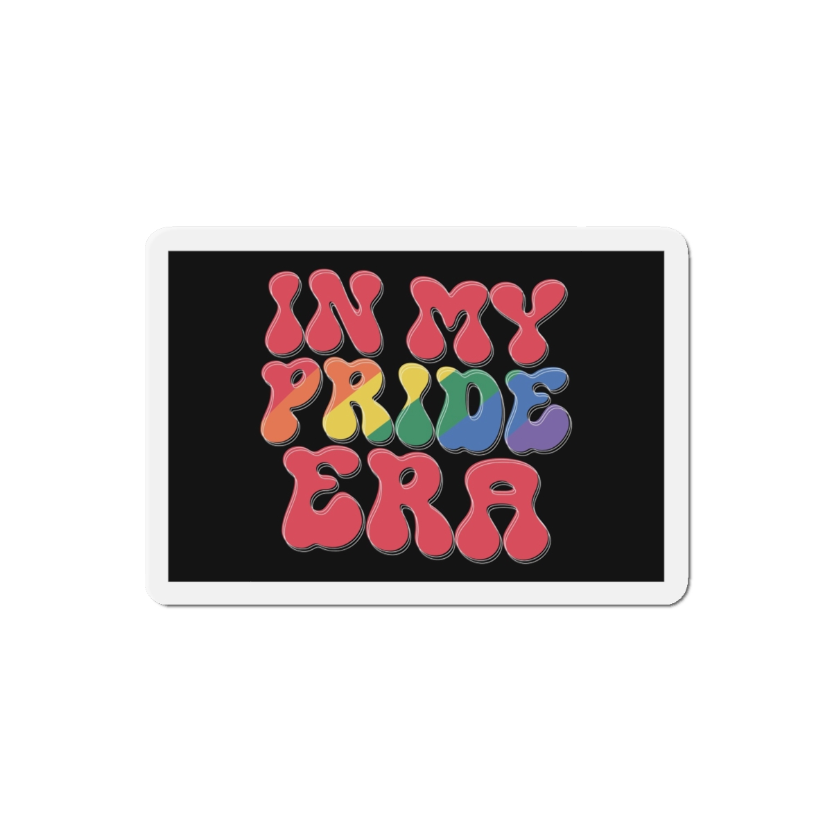 Word I My Rainbow Die Cut Magnets - Image 13