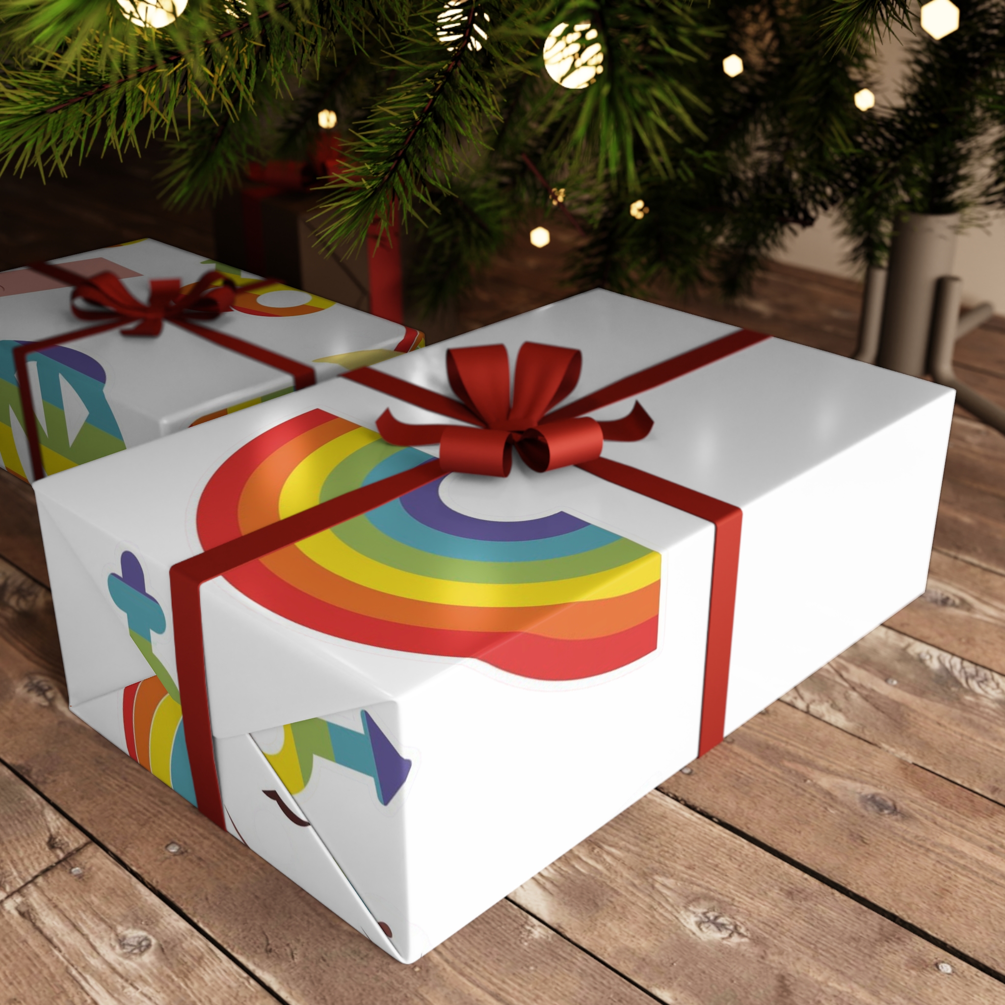 Flat Lgbt Pride Month Elements Collection Gift Wrapping Paper Sheets 1pc - Image 3