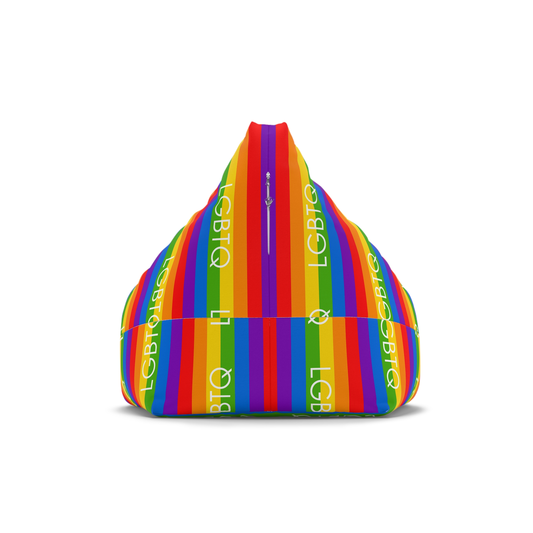 Lesbian Gay Bisexual Transgender Queer Flag Rainbow Pride Flag Lgbtq Bean Bag Chair Cover - Image 2