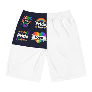 Flat Pride Day Badge Collection 3 Mens Board Shorts Aop