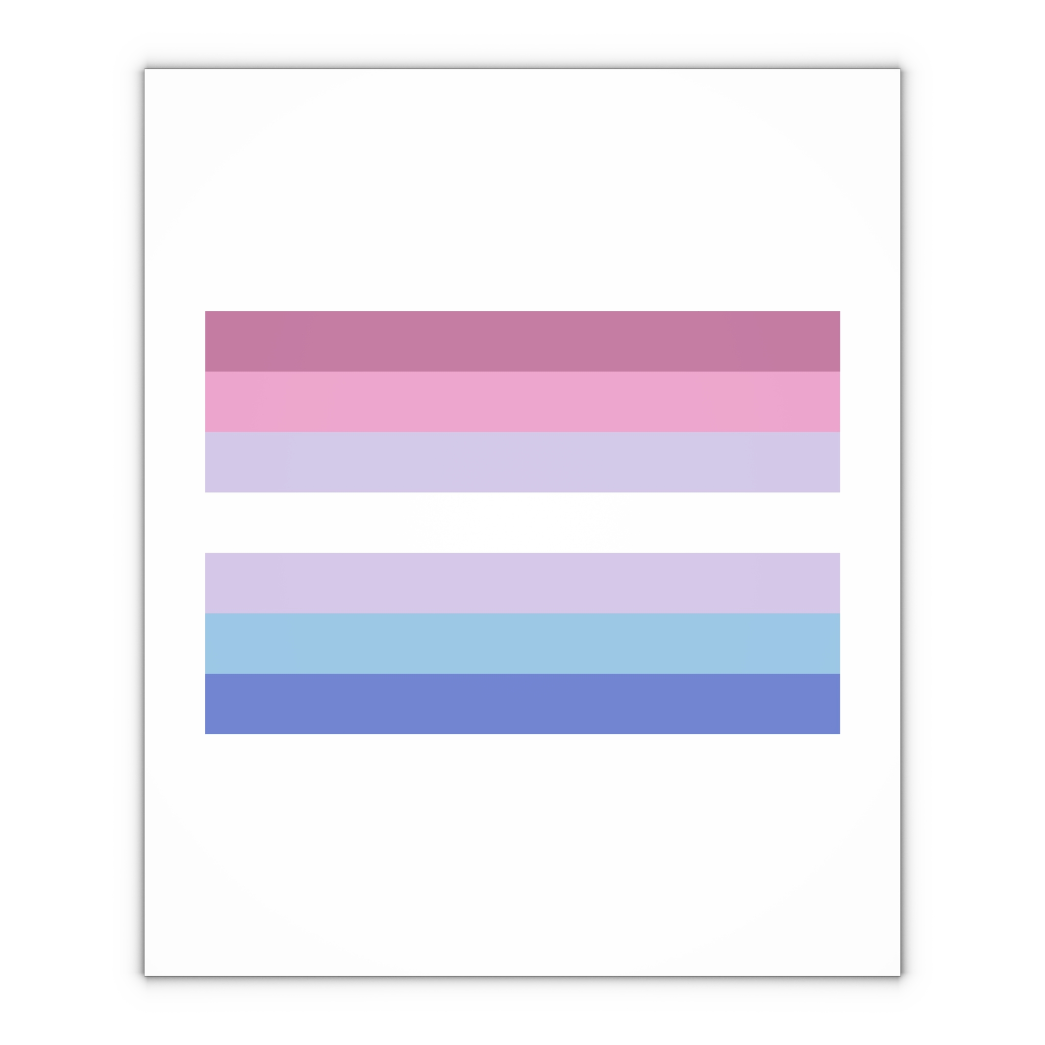 Bigender F Gift Wrapping Paper Sheets 1pc - Image 4
