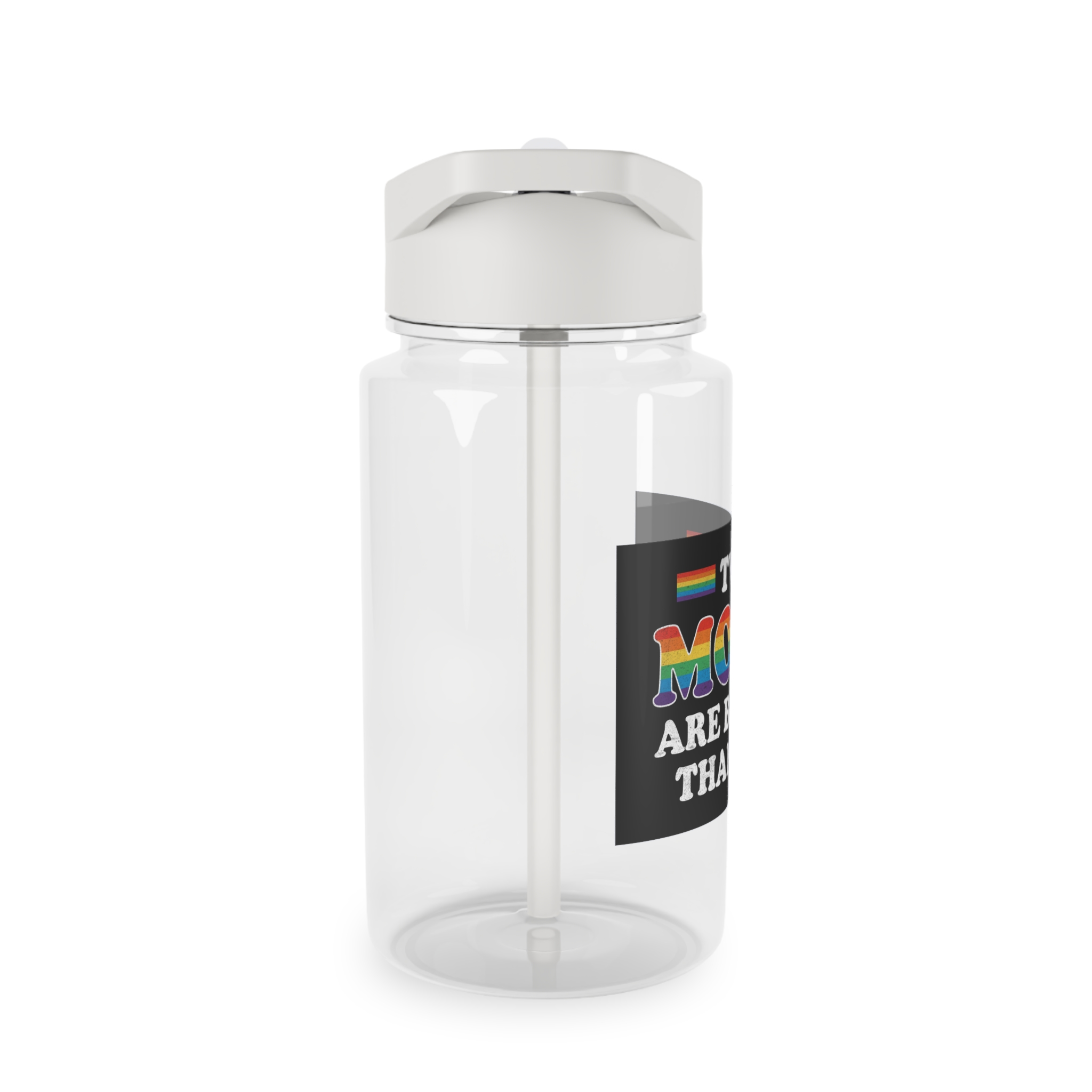 Pride Gay Rainbow Typography Vector Premium T Shirt(2) Tritan Water Bottle - Image 4