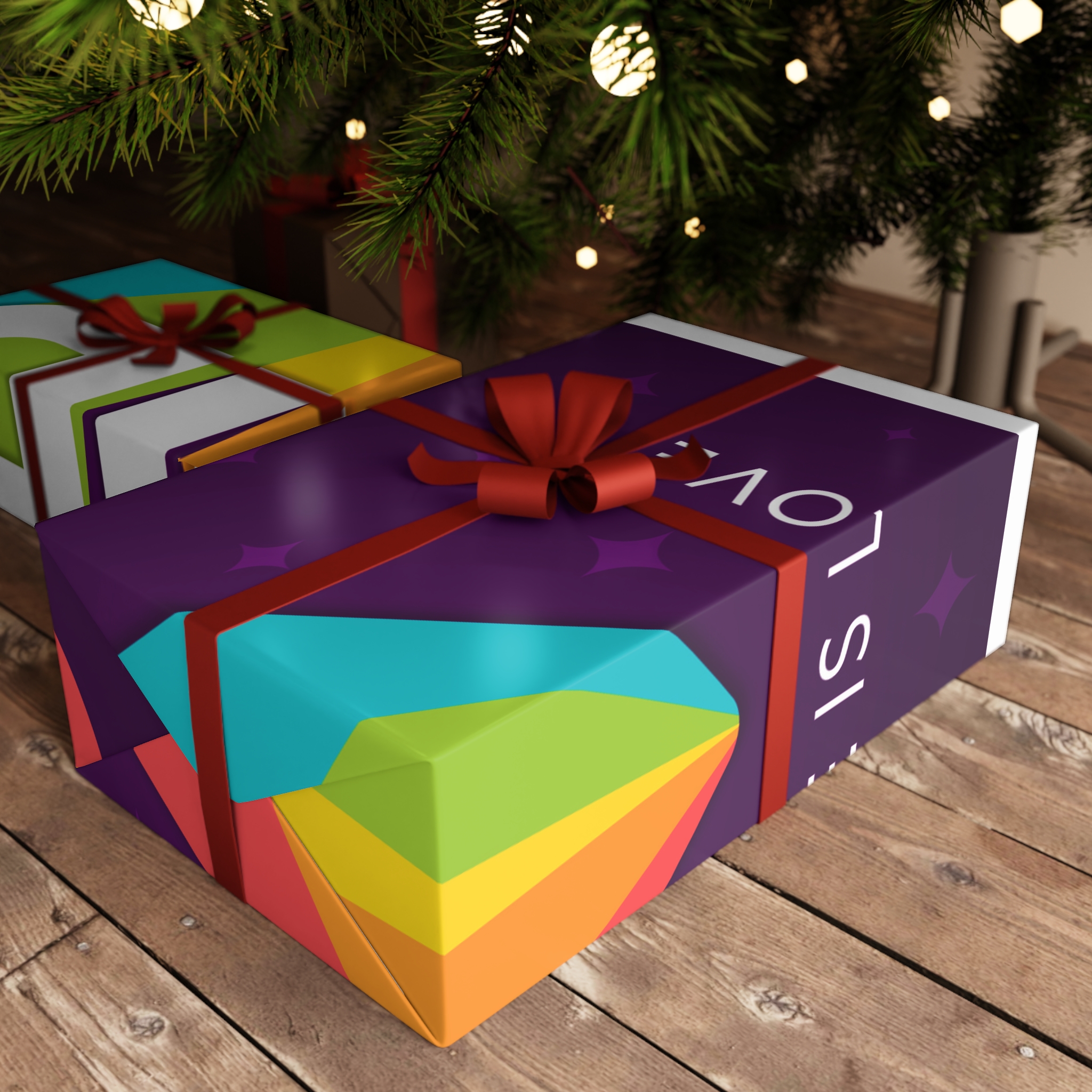 Colorful Pride Day Concept Gift Wrapping Paper Sheets 1pc - Image 6