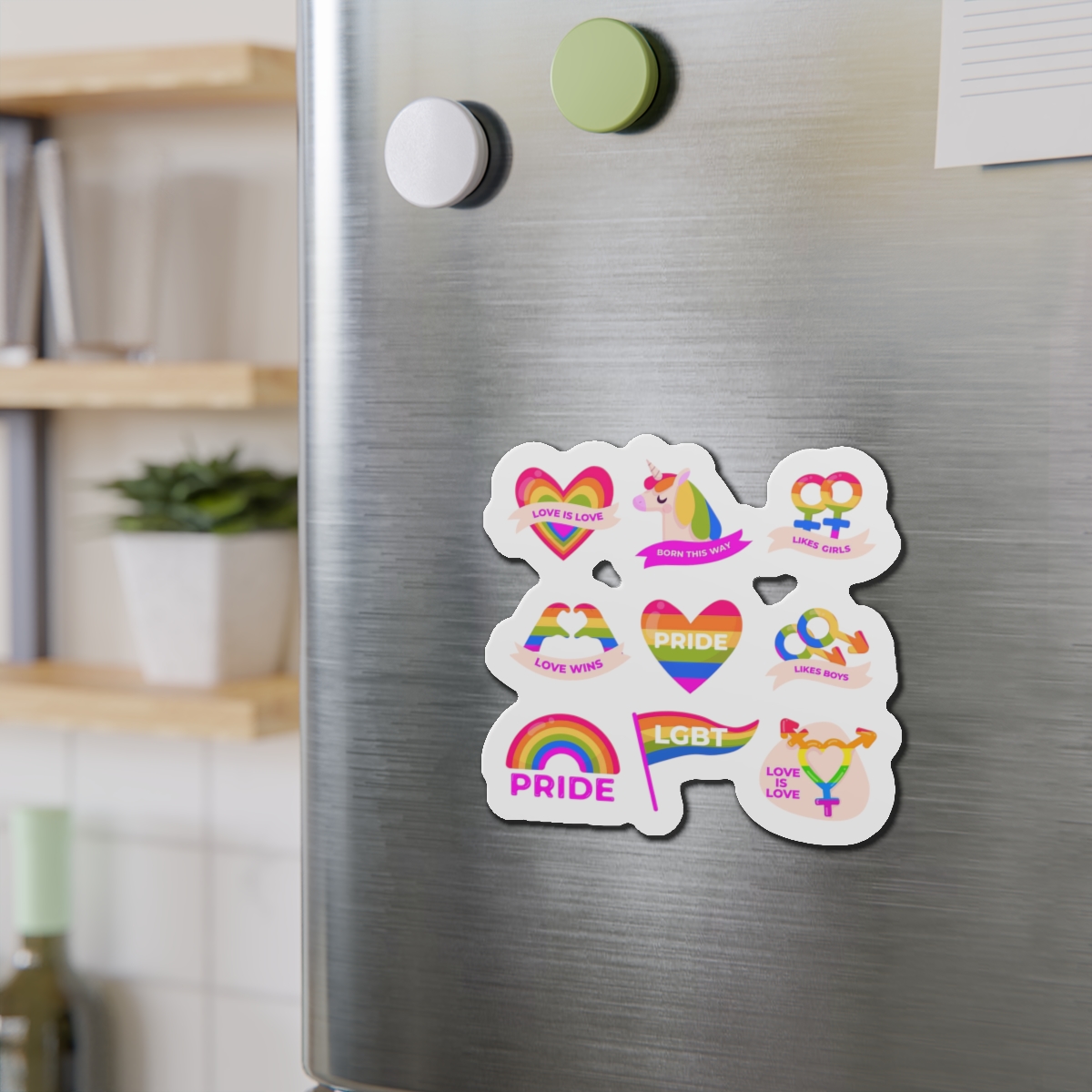 Pride Day Labels Set Die Cut Magnets - Image 12