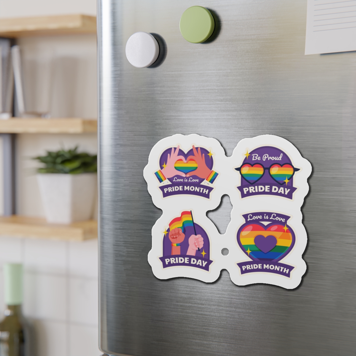Labels Collection Pride Month Celebration Die Cut Magnets - Image 15