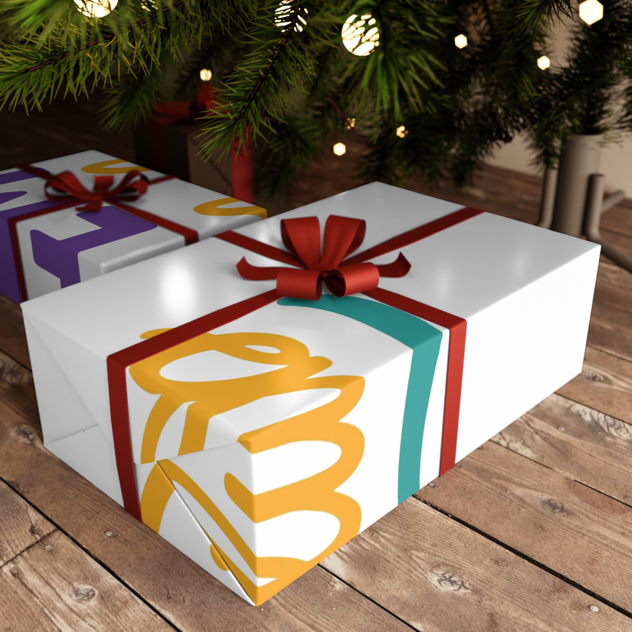 Vibrant Lgbtq Stem Club Logo Vector Illustration Featuring Bright Colors Playful Design Element Gift Wrapping Paper Sheets 1pc - Image 6