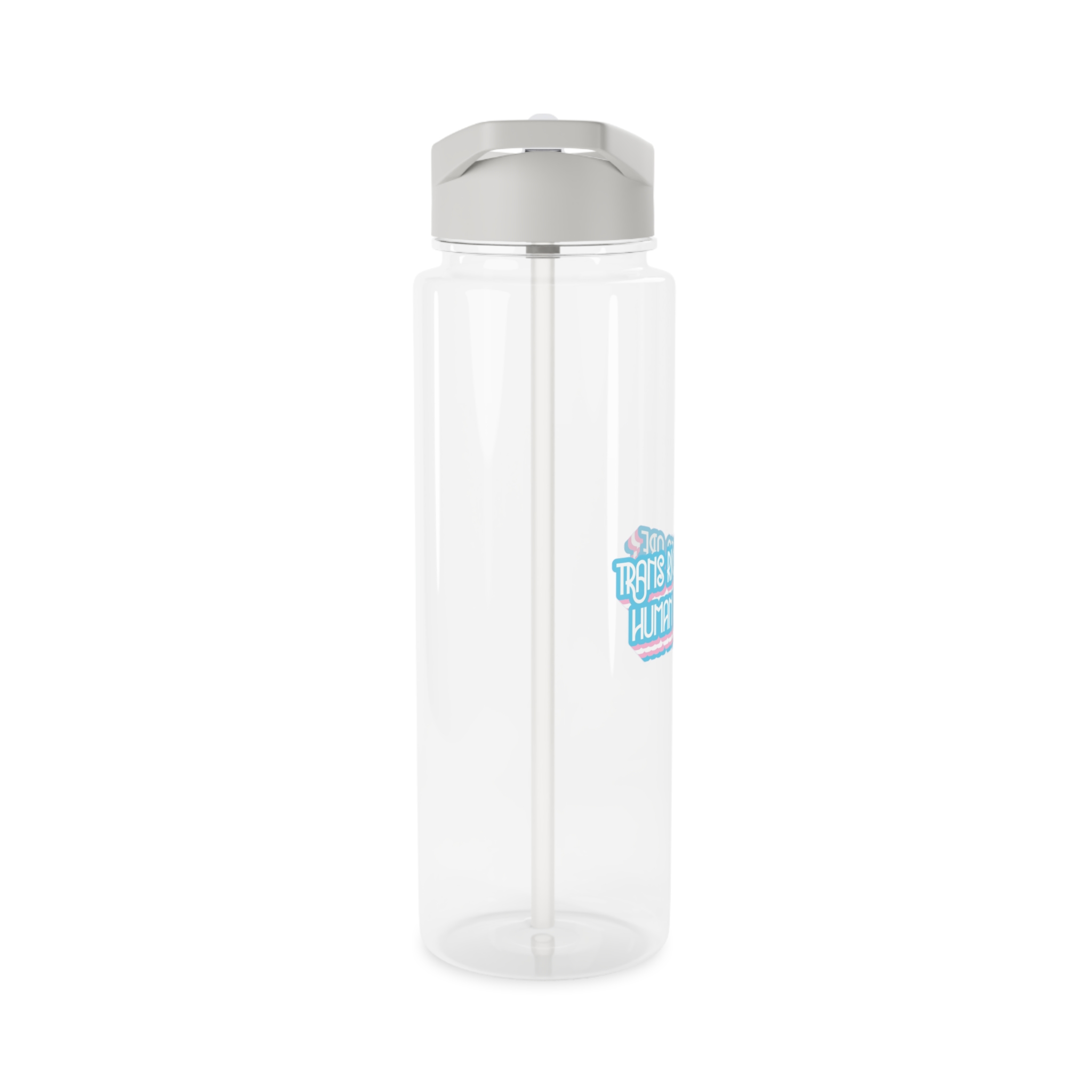 Pride Day Lettering With Human Rights Tritan Water Bottle - Image 8