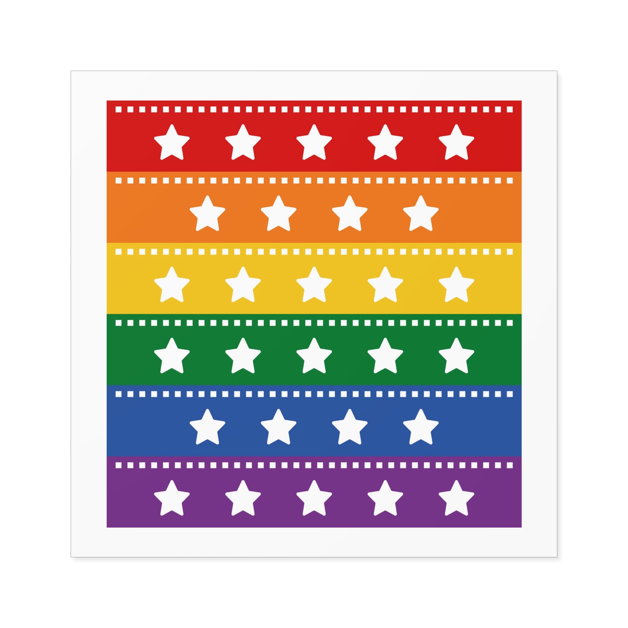Lgbt Pride Month June Lesbian Gay Bisexual Transgender Lgbtq Flag Rainbow Vector(4) Laminate Stickers Square - Image 37