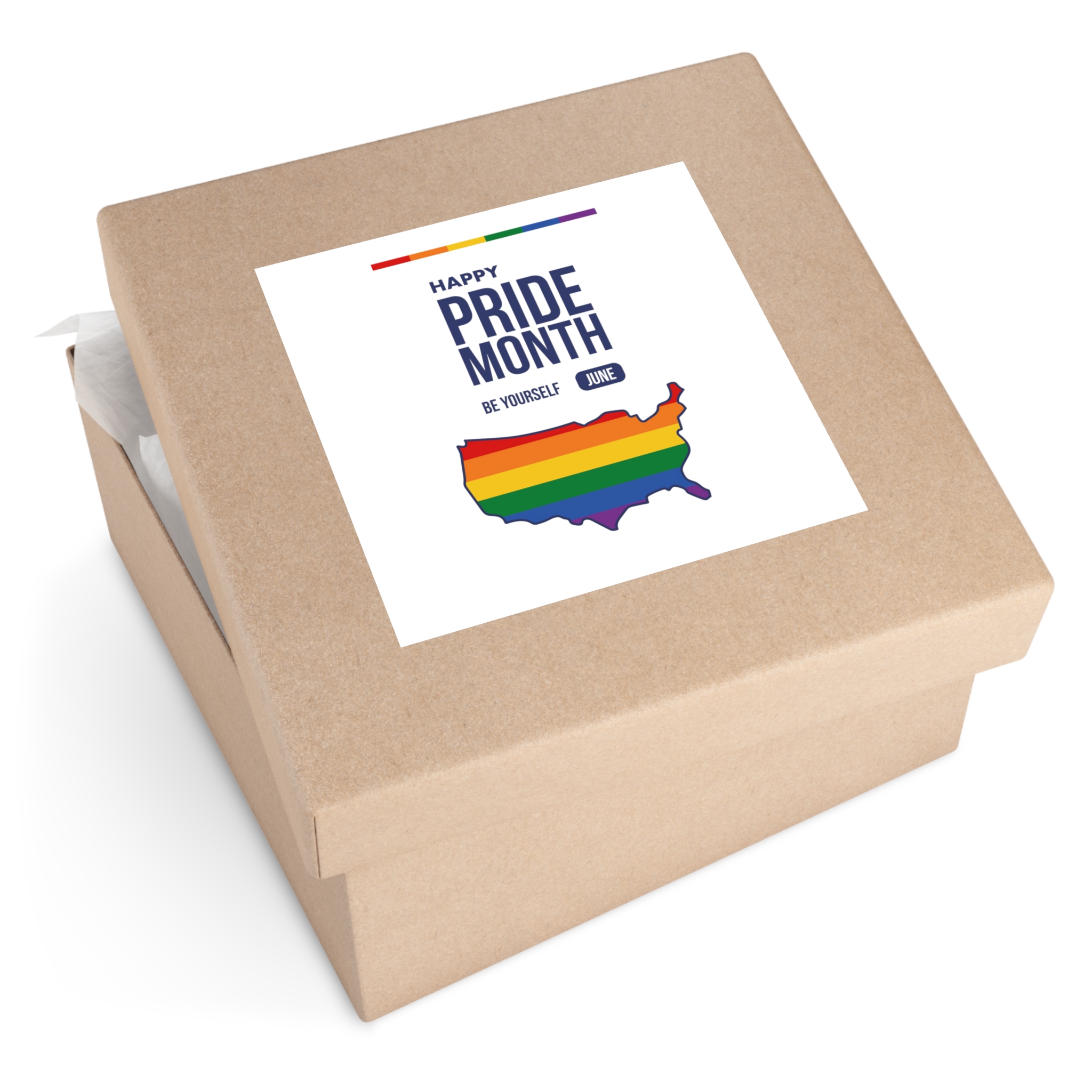 Lgbt Pride Month June 2026 Lesbian Gay Bisexual Transgender Lgbtq Flag Rainbow Love Vector (2) Laminate Stickers Square - Image 59