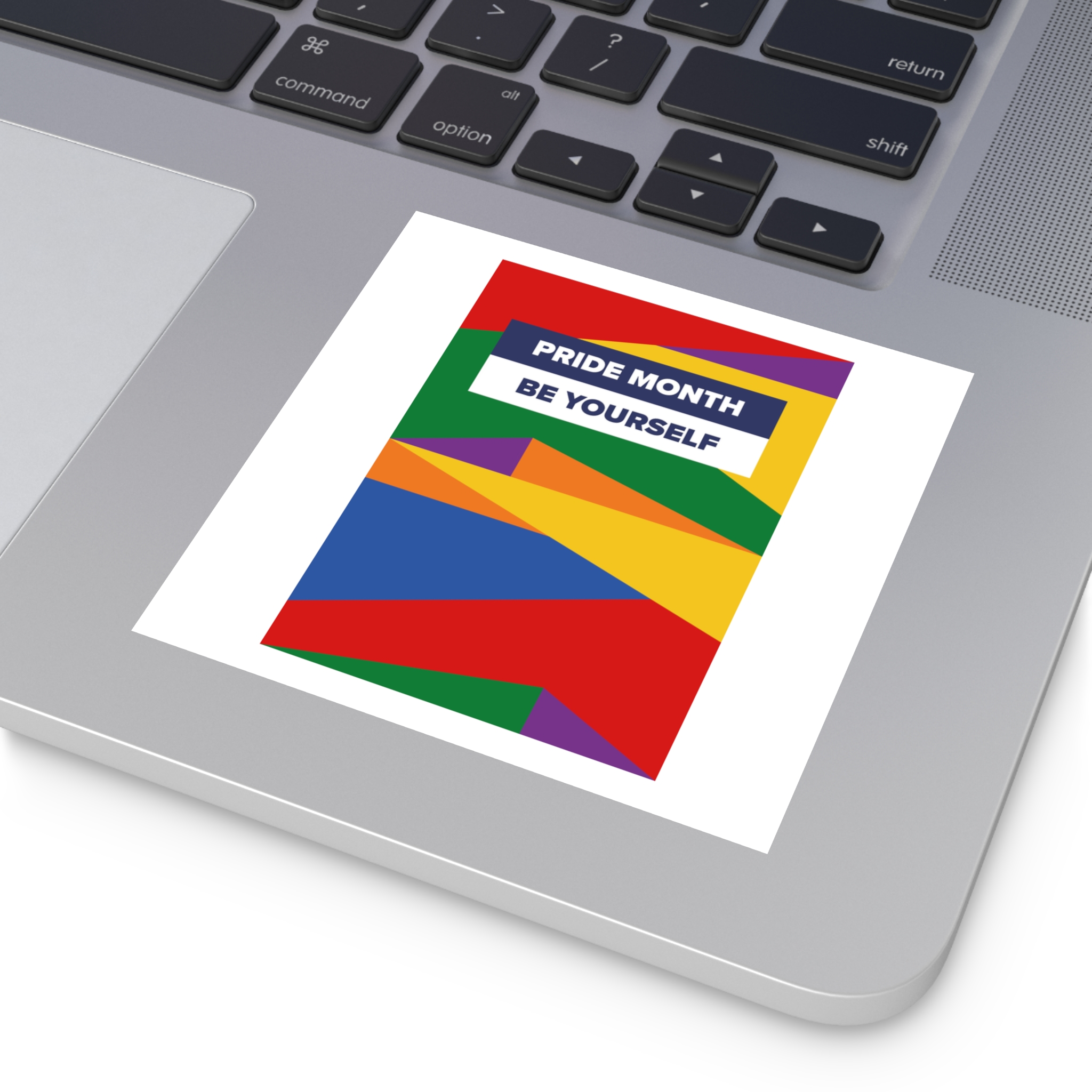 Lgbt Pride Month June Lesbian Gay Bisexual Transgender Lgbtq Flag Rainbow Vector(2) Laminate Stickers Square - Image 19