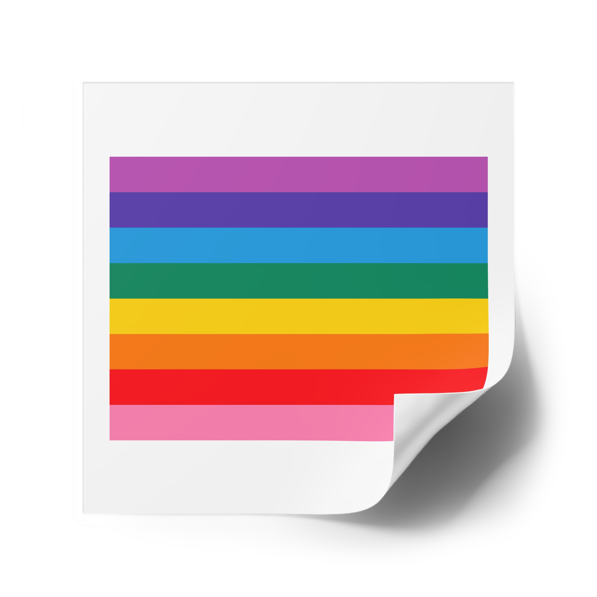 Pride Love Freedom Lgbtq Lgbt Heart Rainbow Love Wins Gay Lesbian Trans Homo Homosexual Colors Flag Diversity Parade Laminate Stickers Square - Image 46