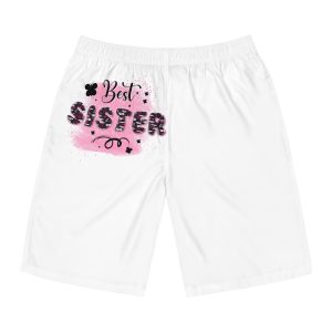 Best Sister Sublimation Tshirt Design Sister Tshirt Design Mens Board Shorts Aop
