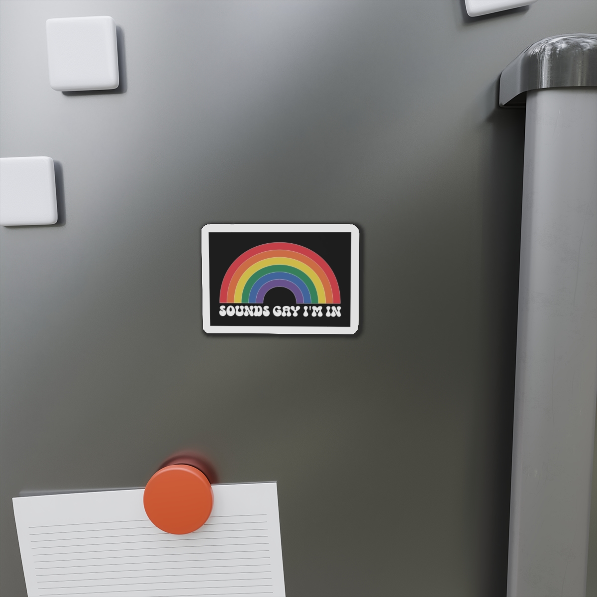 Pride Lgbtq Gay Typography Vector Tshirt Design(4) Die Cut Magnets - Image 5