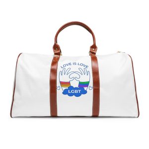 Hand Drawn Pride Month Lgbt Logo Template(1) Waterproof Travel Bag