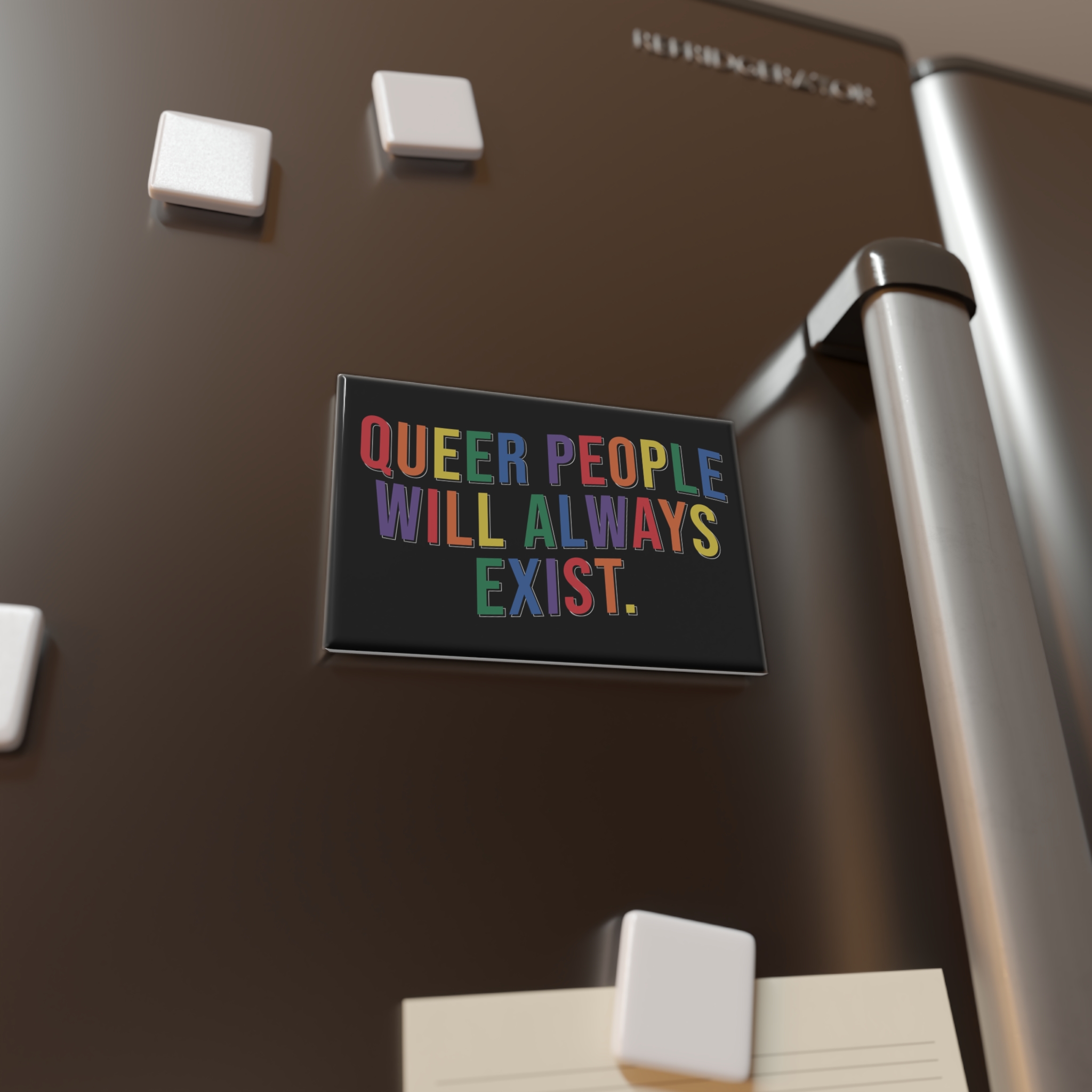 Pride Lgbtq Gay Typography Vector Tshirt Design(12) Button Magnet Rectangle 1 And 10 Pcs - Image 8