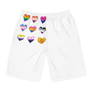 Flat Lgbt Pride Month Flags Collection Mens Board Shorts Aop