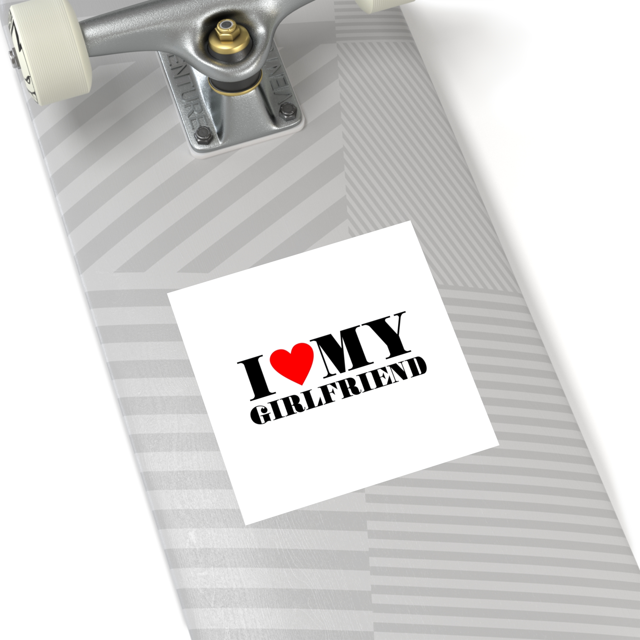 I Love My Girlfriend Typography Slogan T Shirt Printing Tee Graphic Design Vector Illustration Laminate Stickers Square - Image 36