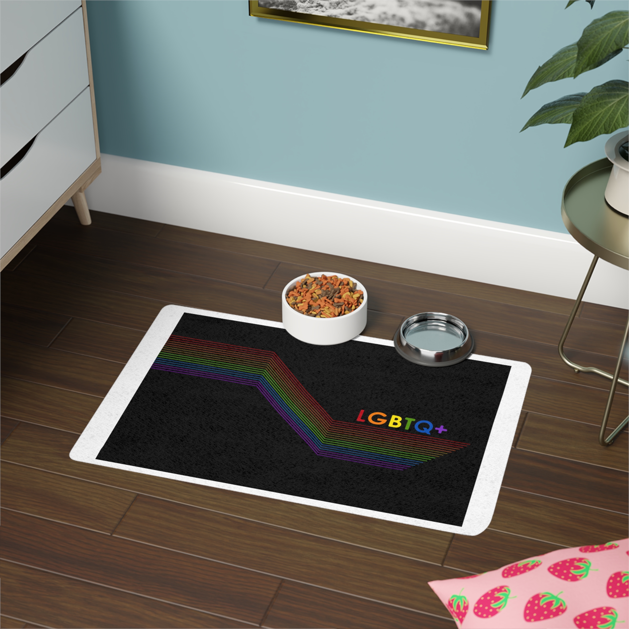 Lesbian Pride Design 175519 Pet Food Mat 12x18 - Image 4