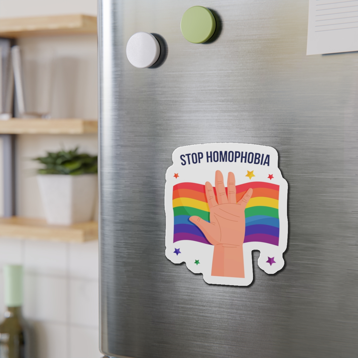 Stop Homophobia Die Cut Magnets - Image 12