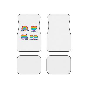 Pride Day Lables Collection Car Mats Set Of 4