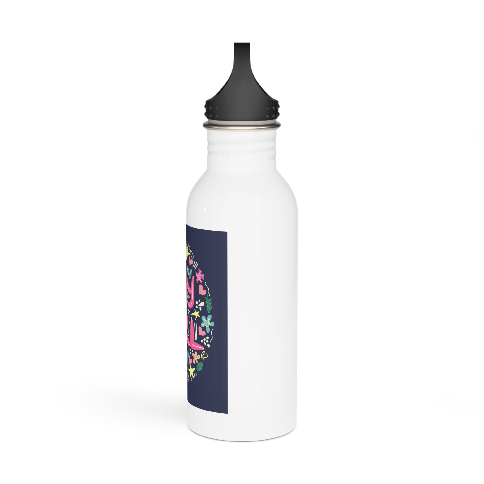 Lesbian Pride Design 8F6B22 Stainless Steel Water Bottle - Image 4