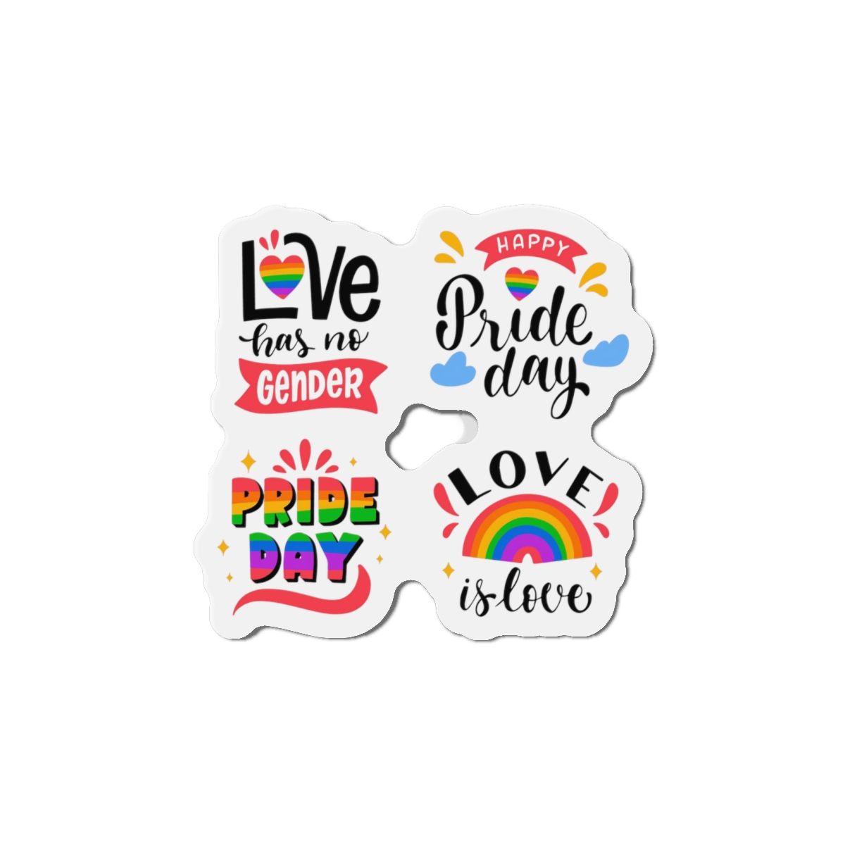Hand Drawn Pride Day Label Collection(1) Die Cut Magnets - Image 13