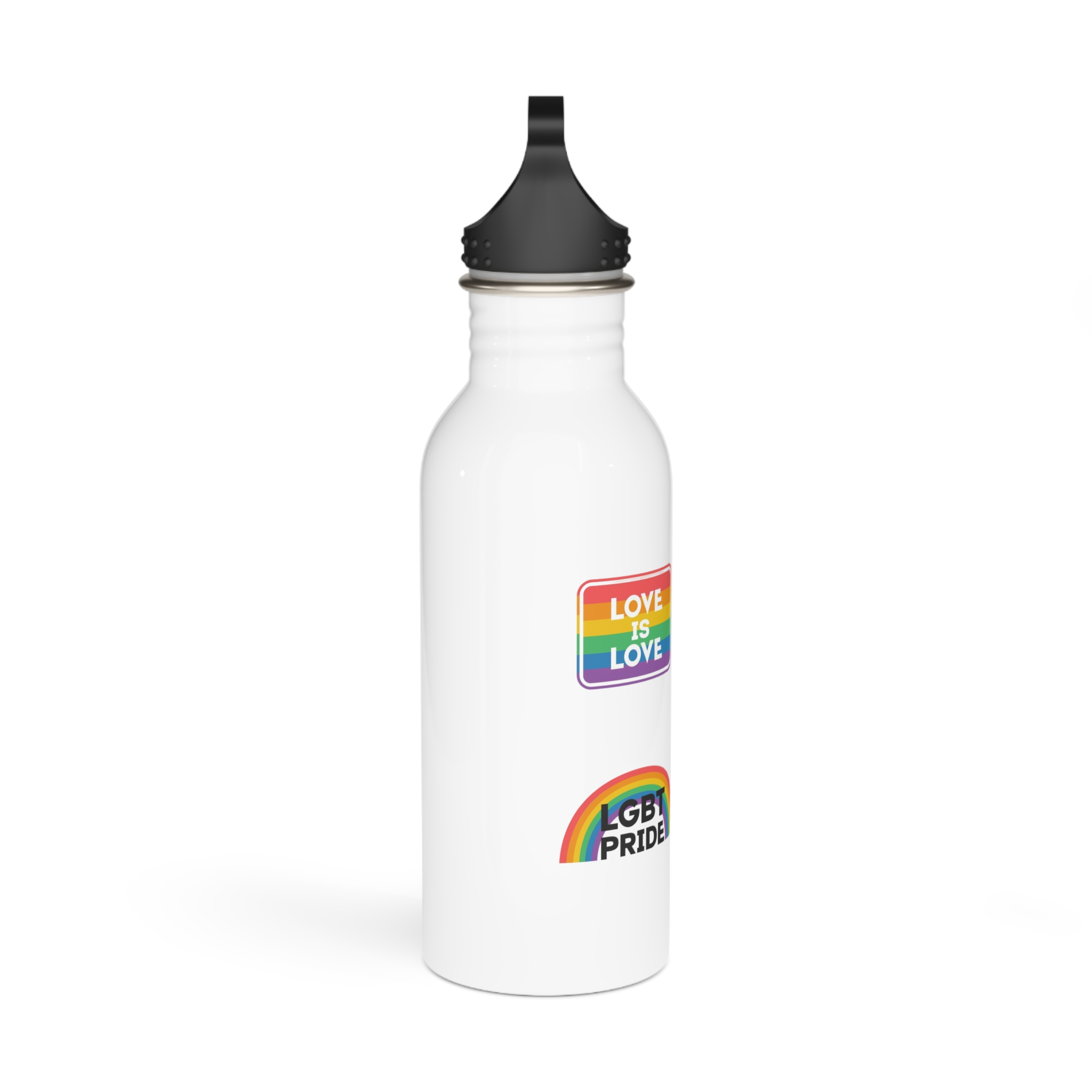 Pride Day Label Collection Design Stainless Steel Water Bottle - Image 2