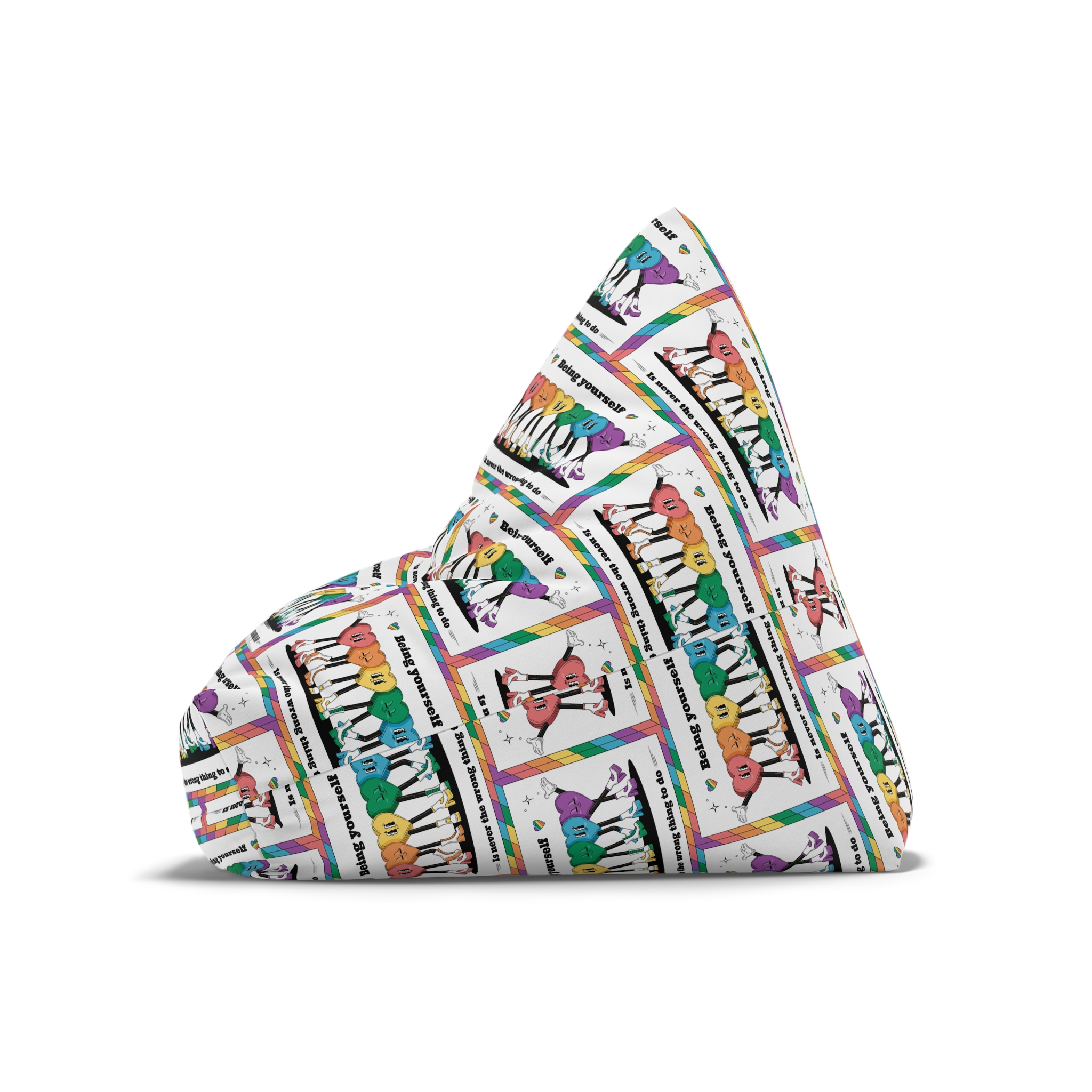 Illustration Pride Month Celebration Bean Bag Chair Cover - Image 8